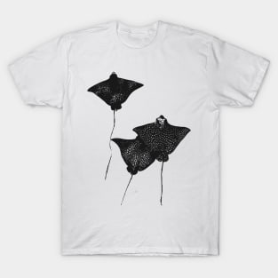 Spotted Eagle Rays Grunge Aesthetic T-Shirt